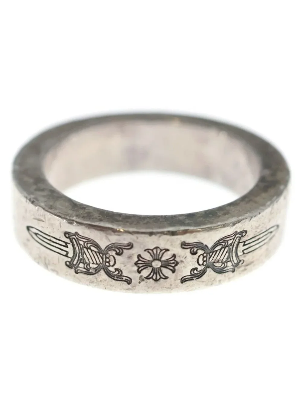 Chrome Hearts Spacer Dagger Ring Silver